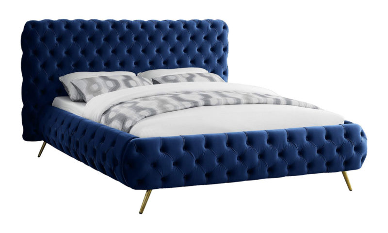 Milano Velvet Tufted Bed - Image 6