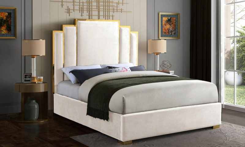 Harlen Velvet Bed Frame - Image 3