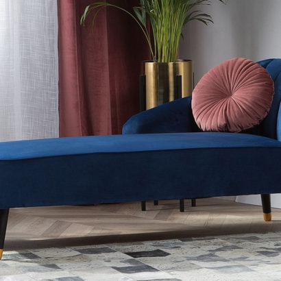 Alia Velvet Chaise Longue - Image 3