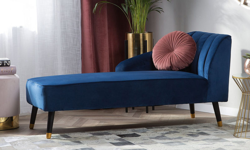 Alia Velvet Chaise Longue - Image 3