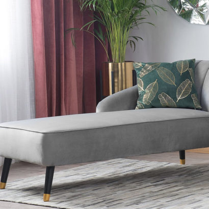Alia Velvet Chaise Longue - Image 4