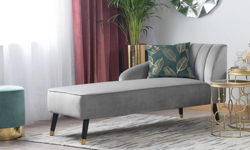 Alia Velvet Chaise Longue - Image 4