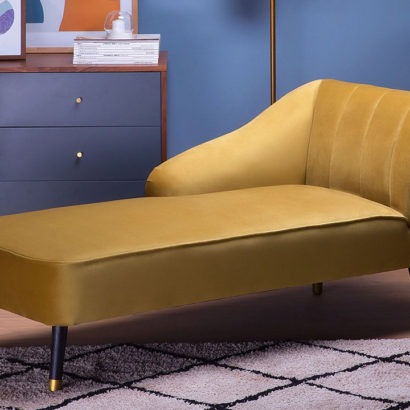 Alia Velvet Chaise Longue - Image 7