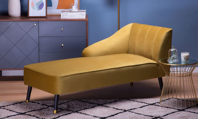 Alia Velvet Chaise Longue - Image 7