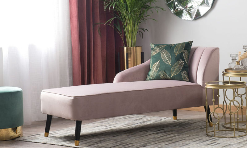 Alia Velvet Chaise Longue - Image 2