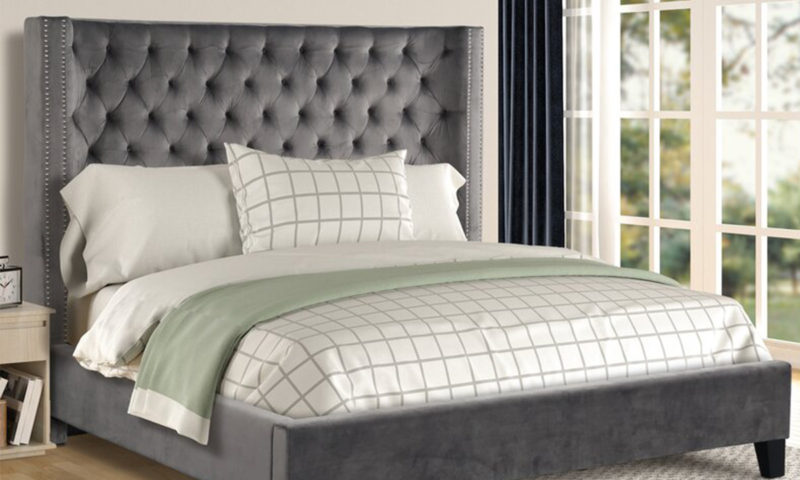 Purkey Upholstered Standard Bed - Image 4