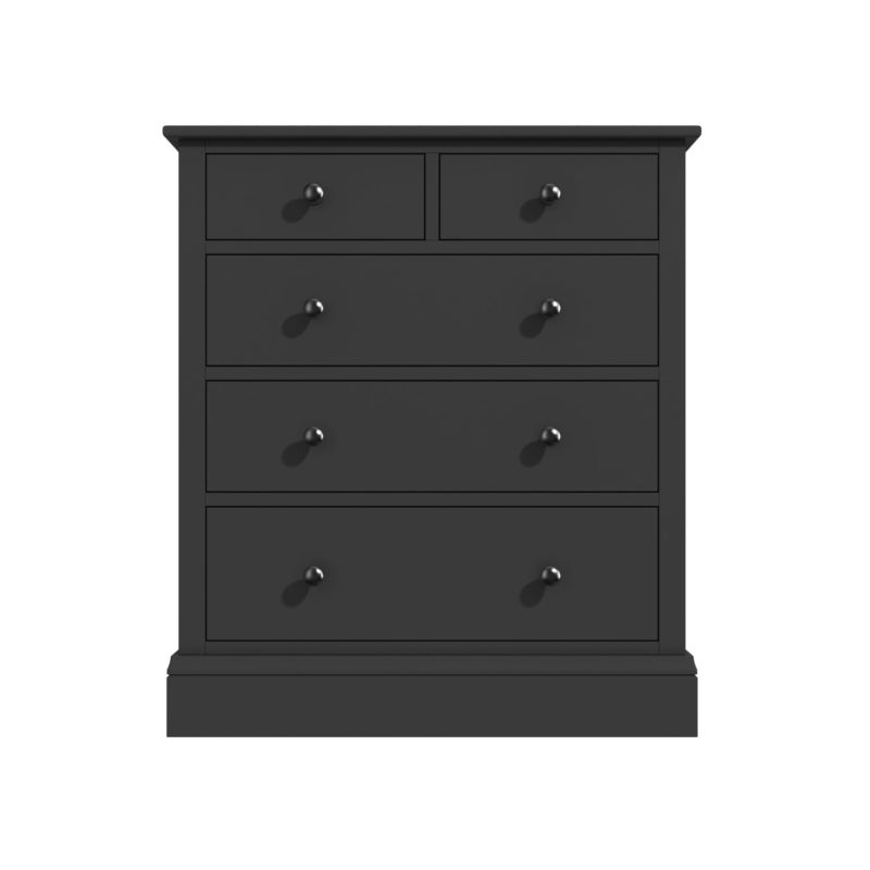 Grey Chest of 5 Drawer's - Image 4