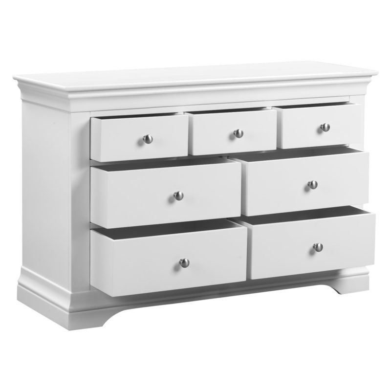 White French Wide Chest of 7 Drawer's - Image 2