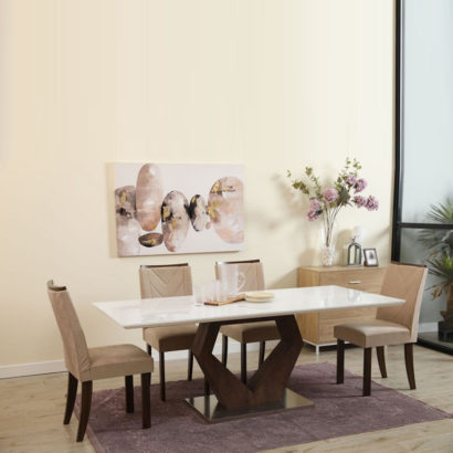 Kempten 6 Seater Dining Table - Natural