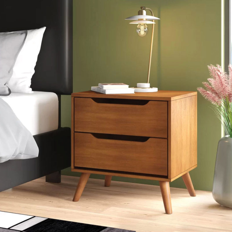 Ashlyn 2 Drawers Night Stand - Image 2