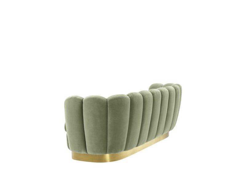 Sofa 'Mirage' - Pistache Green Velvet - Image 8