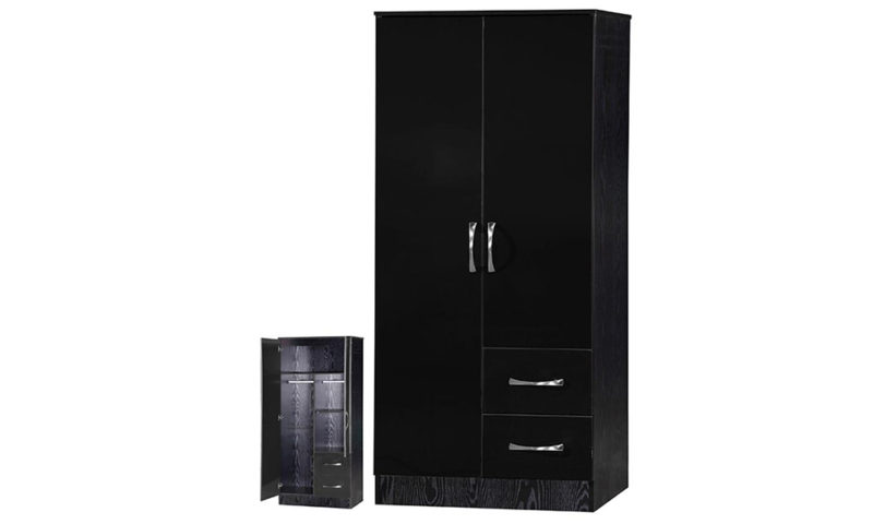 Combi 2 Drawer and 2 Door Wardrobe - Image 2