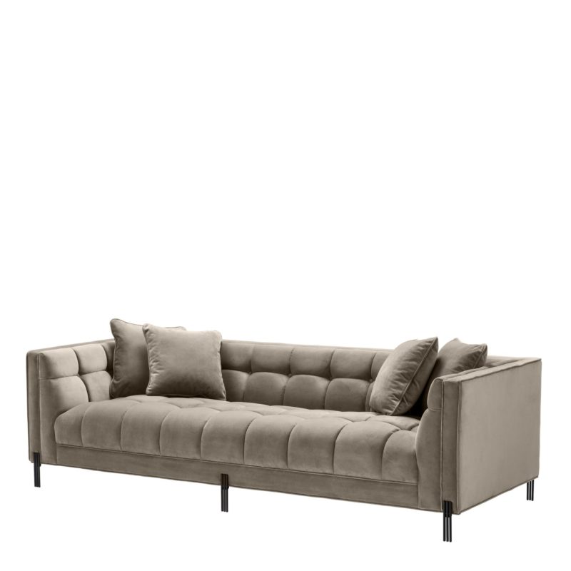 Sofa ‘Sienna' Savona Greige Velvet