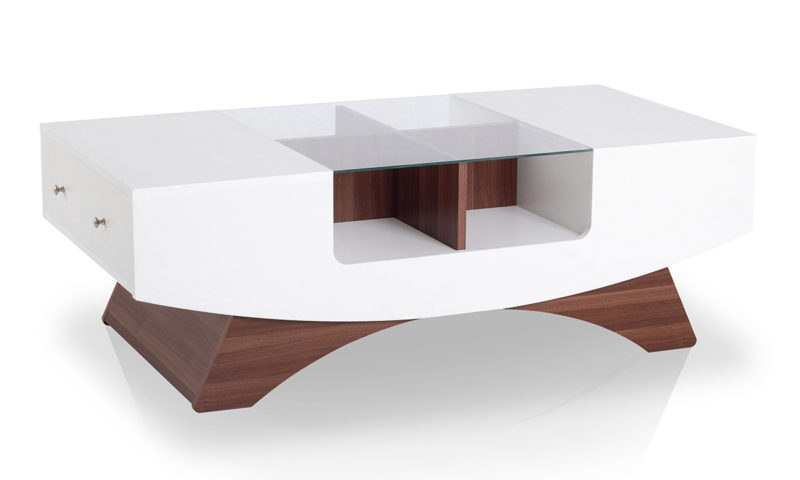 2-drawer Contemporary Coffee Table - Image 2