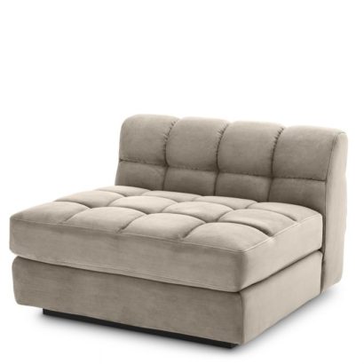 Sofa 'Dean' - Middle - Savona Greige Velvet - Image 2