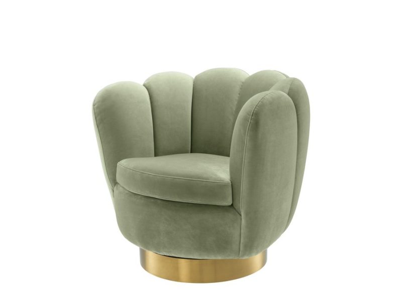 Sofa 'Mirage' - Pistache Green Velvet - Image 15