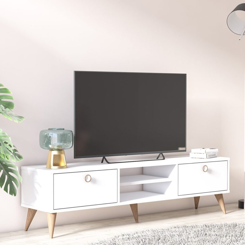 Contemporary TV Unit With Drawer's - Image 3