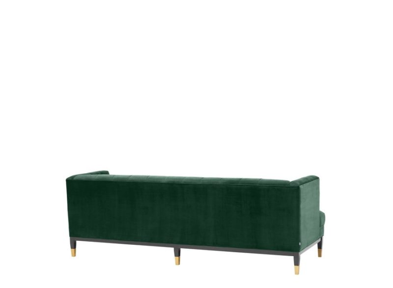 Sofa Castelle Roche dark green velvet - Image 5