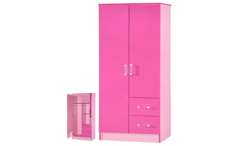 Combi 2 Drawer and 2 Door Wardrobe - Image 7