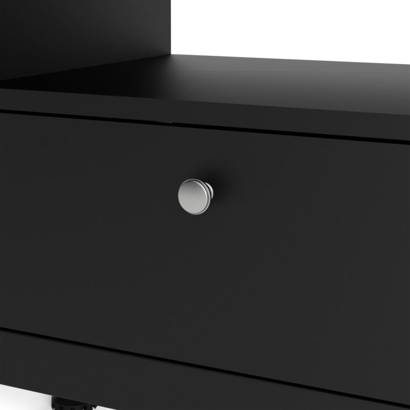 Madrid Black 3 Drawer TV Unit - Image 6