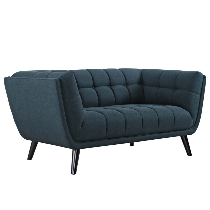 Bestow Upholstered Fabric Loveseat - Image 6