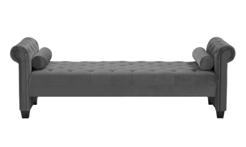 Rectangular Ottoman With Tufted Cushion - Image 7