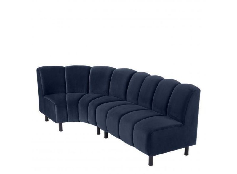 Hillman Corner Sofa - Savona Midnight Blue - Image 3