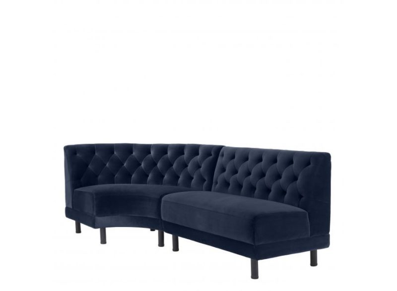 Rochdale Corner Sofa - Savona Midnight Blue - Image 2