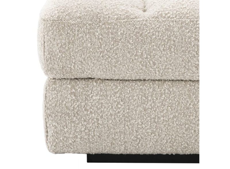 Sofa 'Dean' - Ottoman - Bouclé cream - Image 4