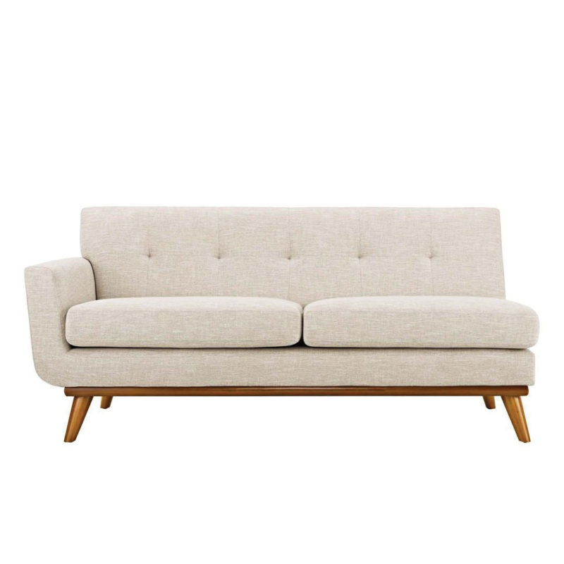 Sloping Curves Left-Arm Loveseat Sofa - Image 8