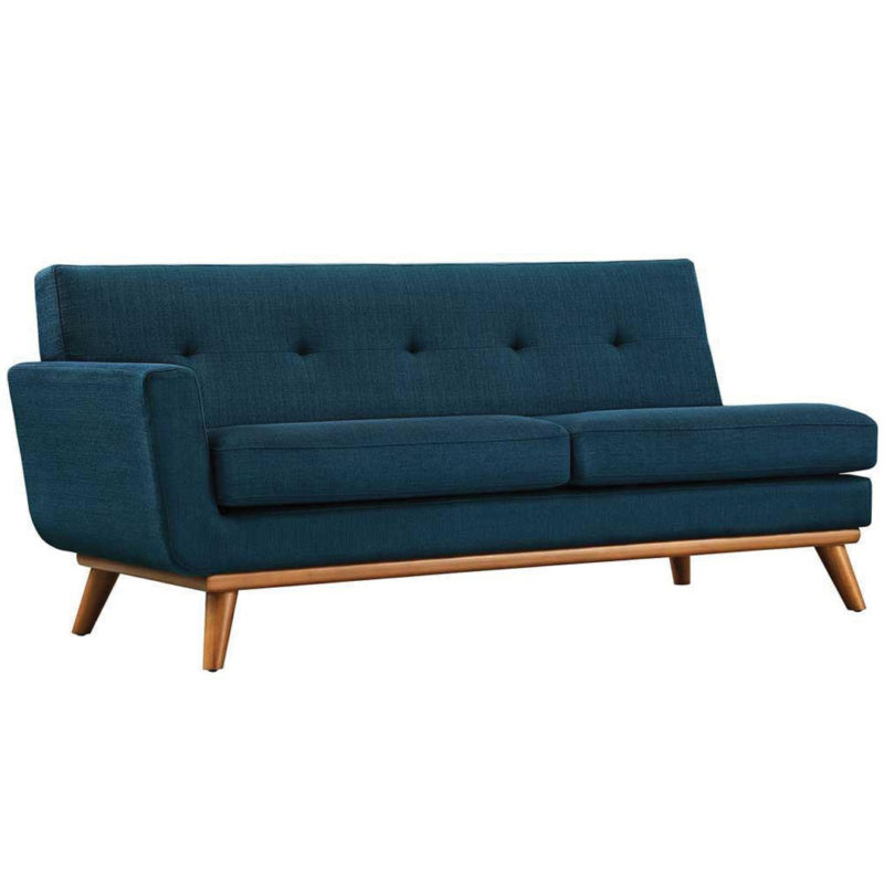 Sloping Curves Left-Arm Loveseat Sofa - Image 5