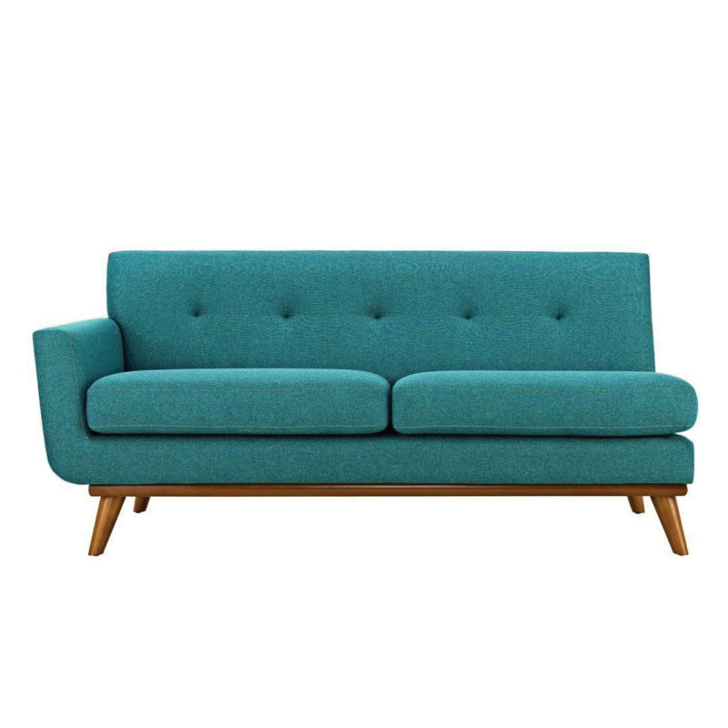 Sloping Curves Left-Arm Loveseat Sofa - Image 2