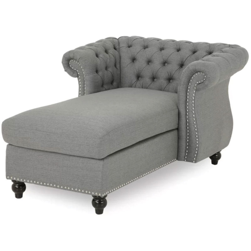 Hankins Tufted Rolled Arms Chaise Lounge - Image 6