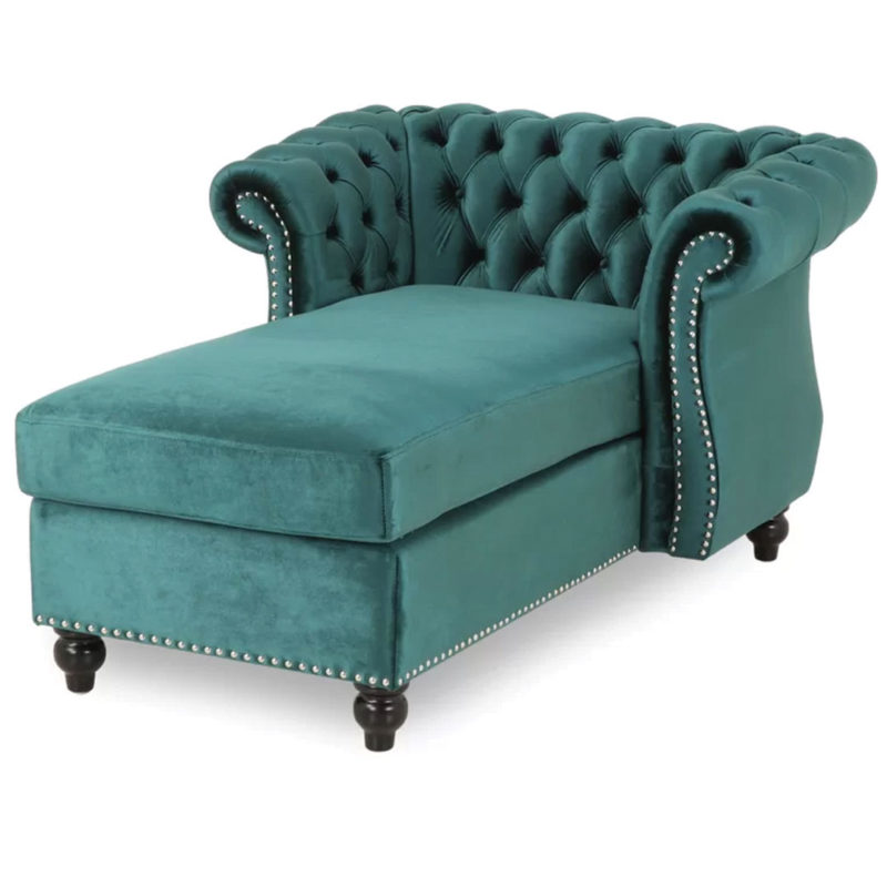 Hankins Tufted Rolled Arms Chaise Lounge - Image 2