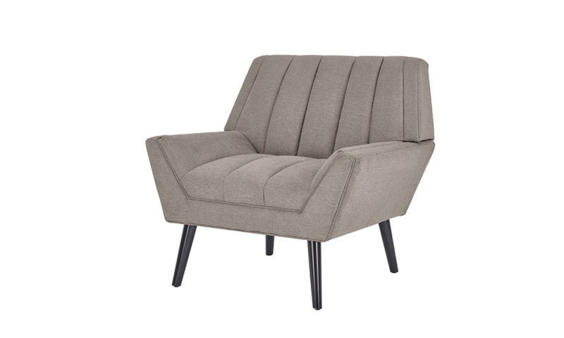 Houston Navy Blue Modern Arm Chair - Image 5