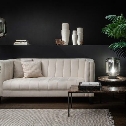 Sofa Dakota Challenger Fabric White - Image 2