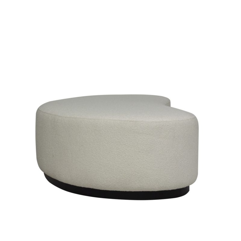 Curve Stool - Quas res fabric Beige - Image 4