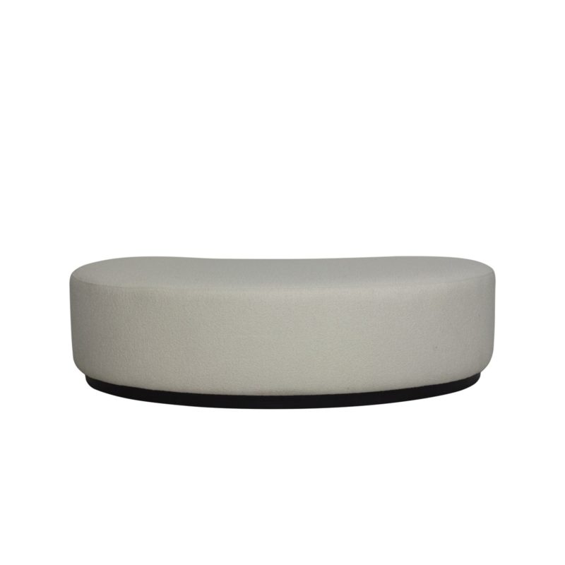 Curve Stool - Quas res fabric Beige - Image 5