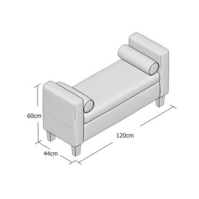 Upholstered Bench Ottoman - Image 6
