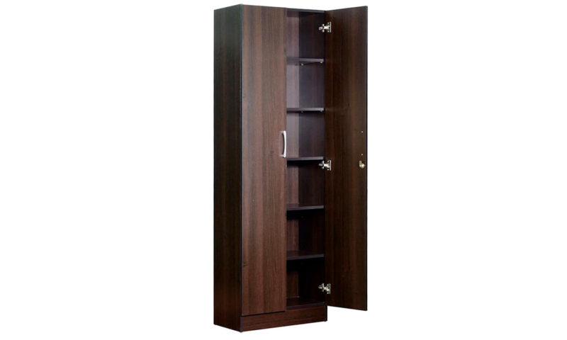 Kenzou 2 Door Wardrobe in Wenge Finish - Image 4