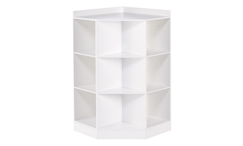 Kids 6-Cubby, 3-Shelf Corner Cabinet - Image 5