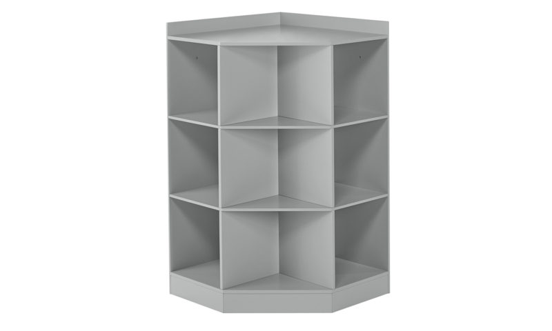 Kids 6-Cubby, 3-Shelf Corner Cabinet - Image 4