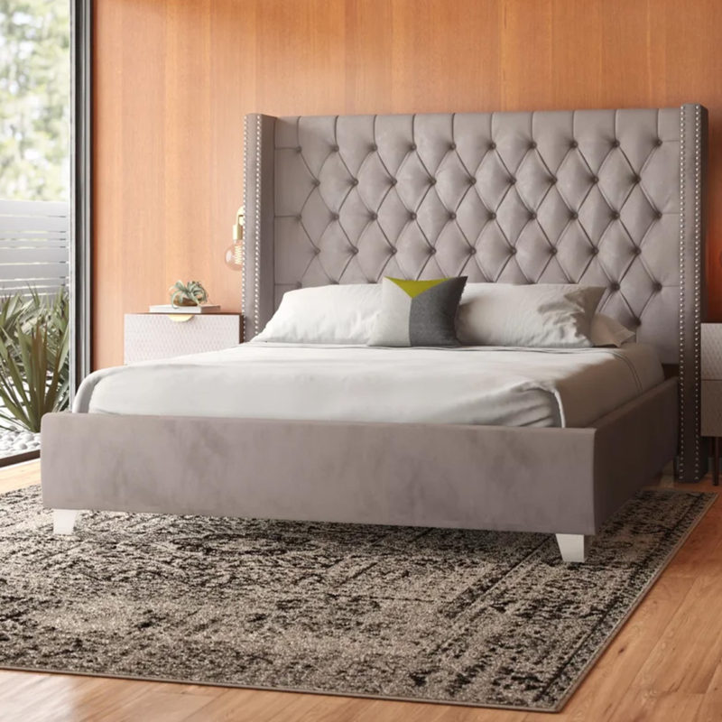 Jennie Tufted Upholstered Platform Bed - Image 3