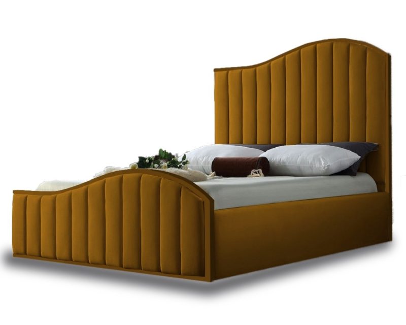 Magnifik Plush Velvet Bed Frame - Image 3