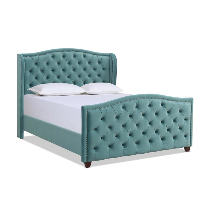 Marlon Tufted Upholstered Contemporary Bed - Image 8