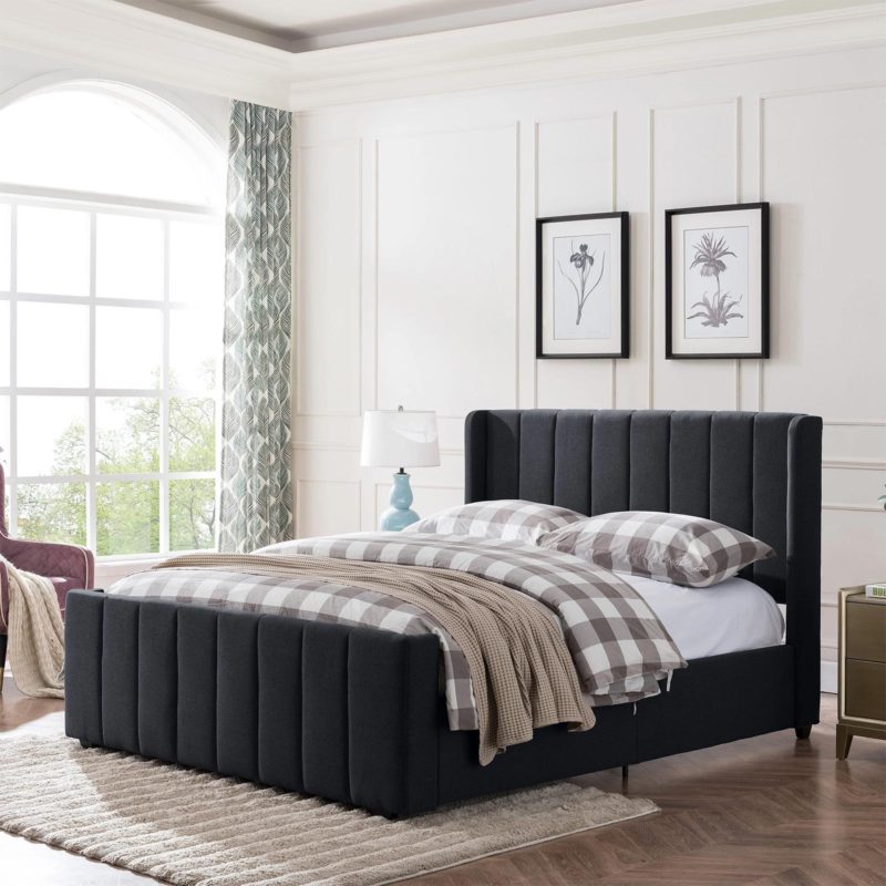 Riley Fully-Upholstered Bed Frame - Image 3