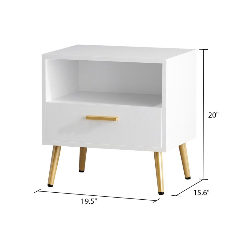 Shaula 1 Drawer Night Stand - Image 4