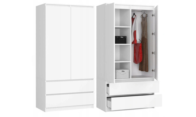 Tengan 2 Door Wardrobe - Image 4