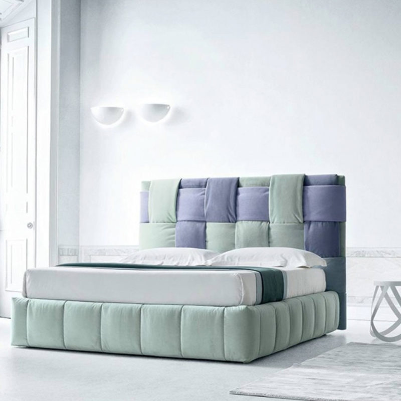 Multi-Bands bed with upholstered headboard - Image 2