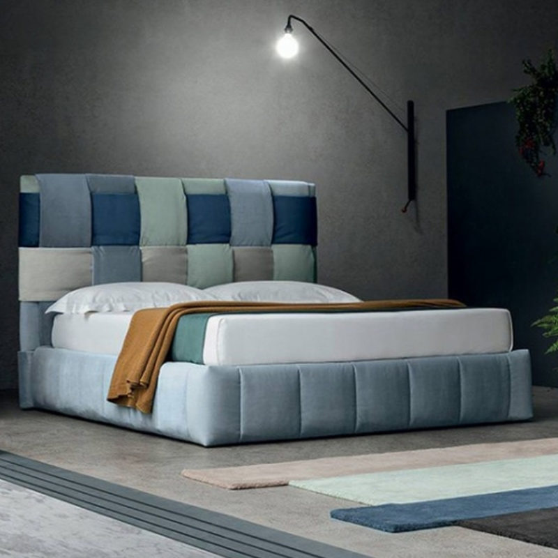 Multi-Bands bed with upholstered headboard - Image 3